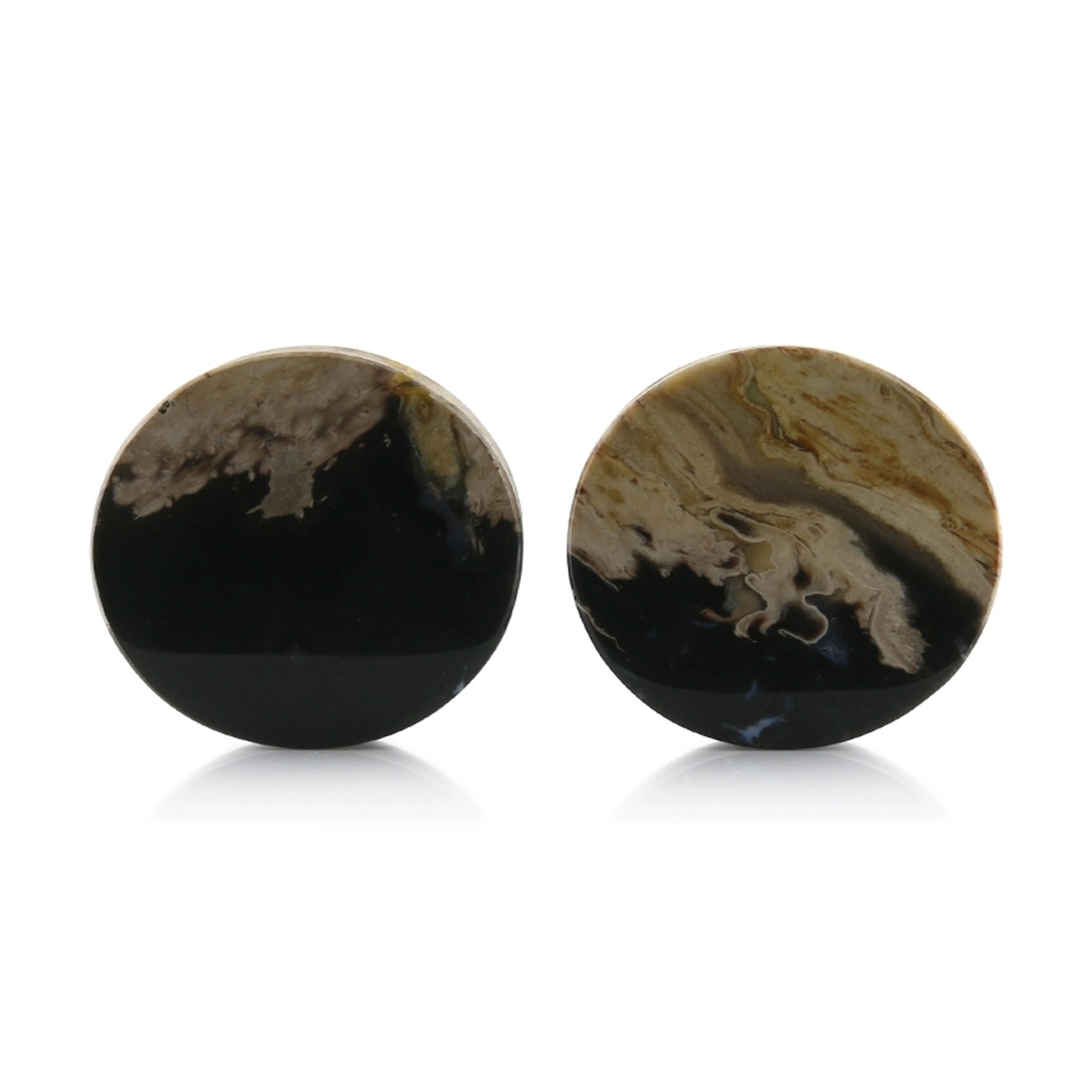 Petrified Palm Root Plugs 1 & 3-64