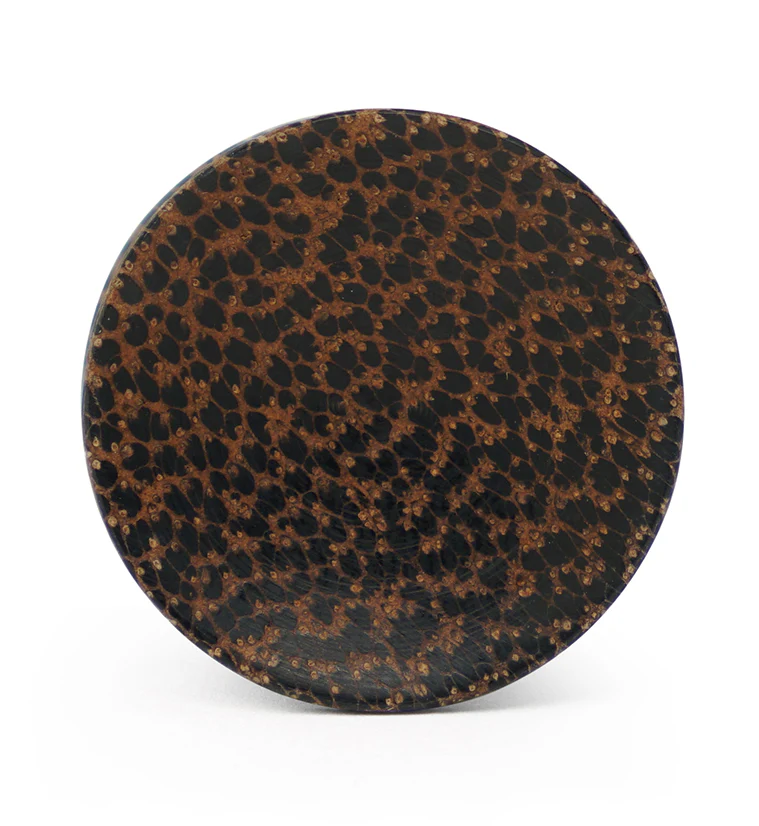 Concave Palm Wood Plugs - Mrs Treak