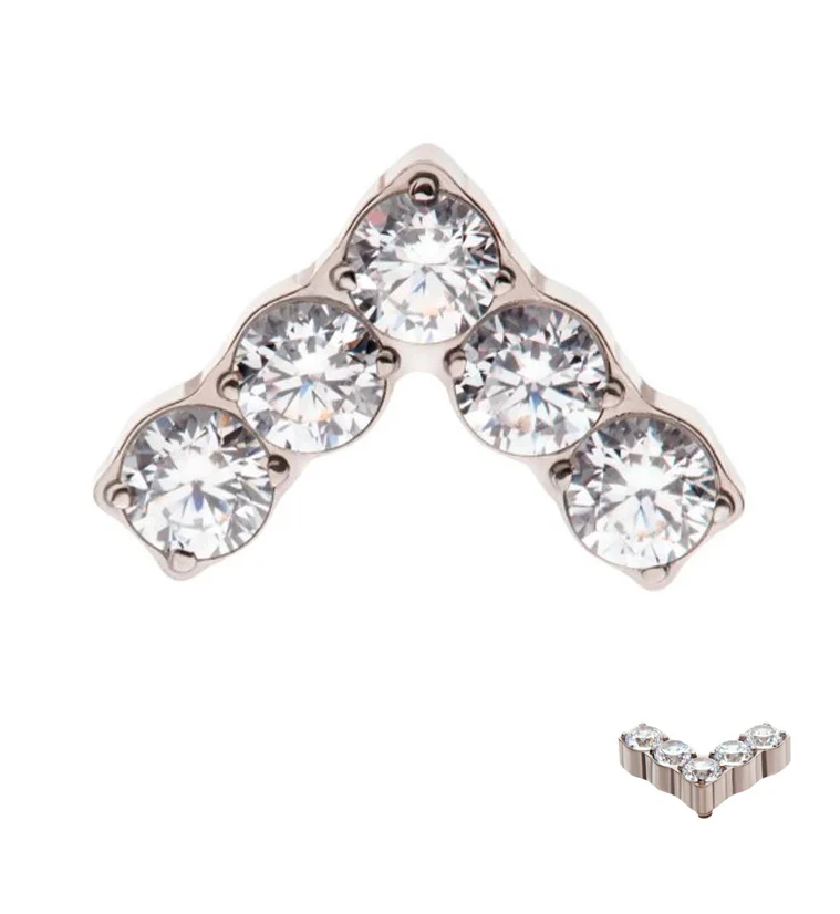 Point CZ Internally Threaded Titanium Top - Mrs Treak