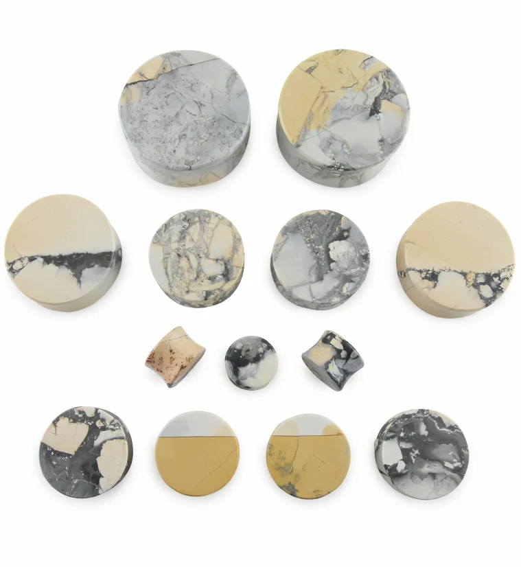 Maligano Jasper Stone Plugs - Mrs Treak