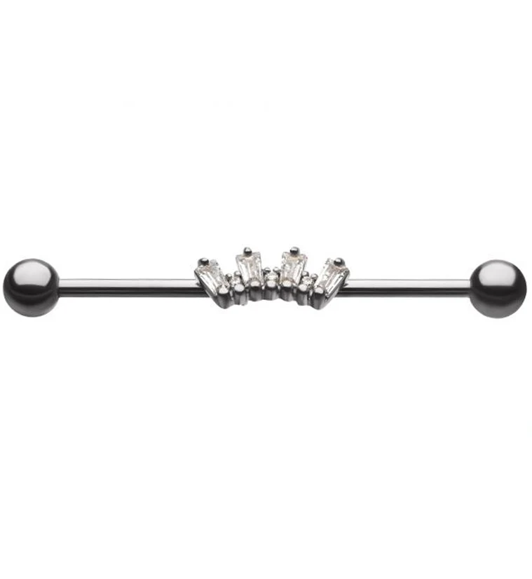 Array CZ Industrial Barbell - Mrs Treak