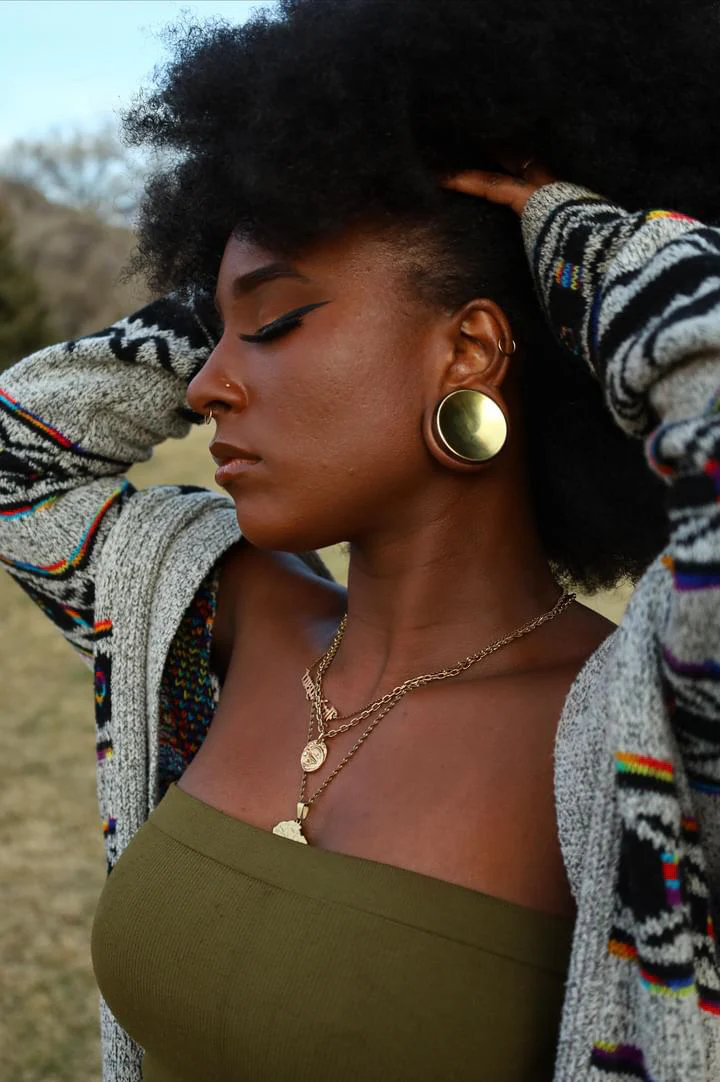 Auda Brass Wood Plugs - Mrs Treak