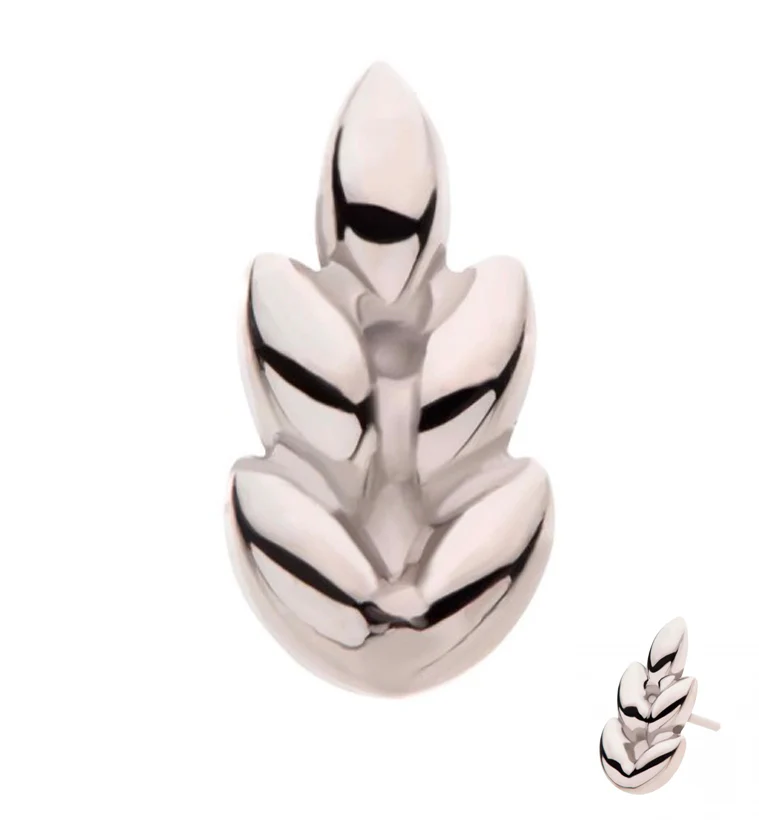 Leaflet Threadless Titanium Top - Mrs Treak